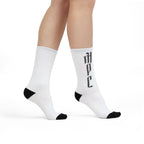 Crew Socks — Gothic Vertical 'Hope' Sublimation Design