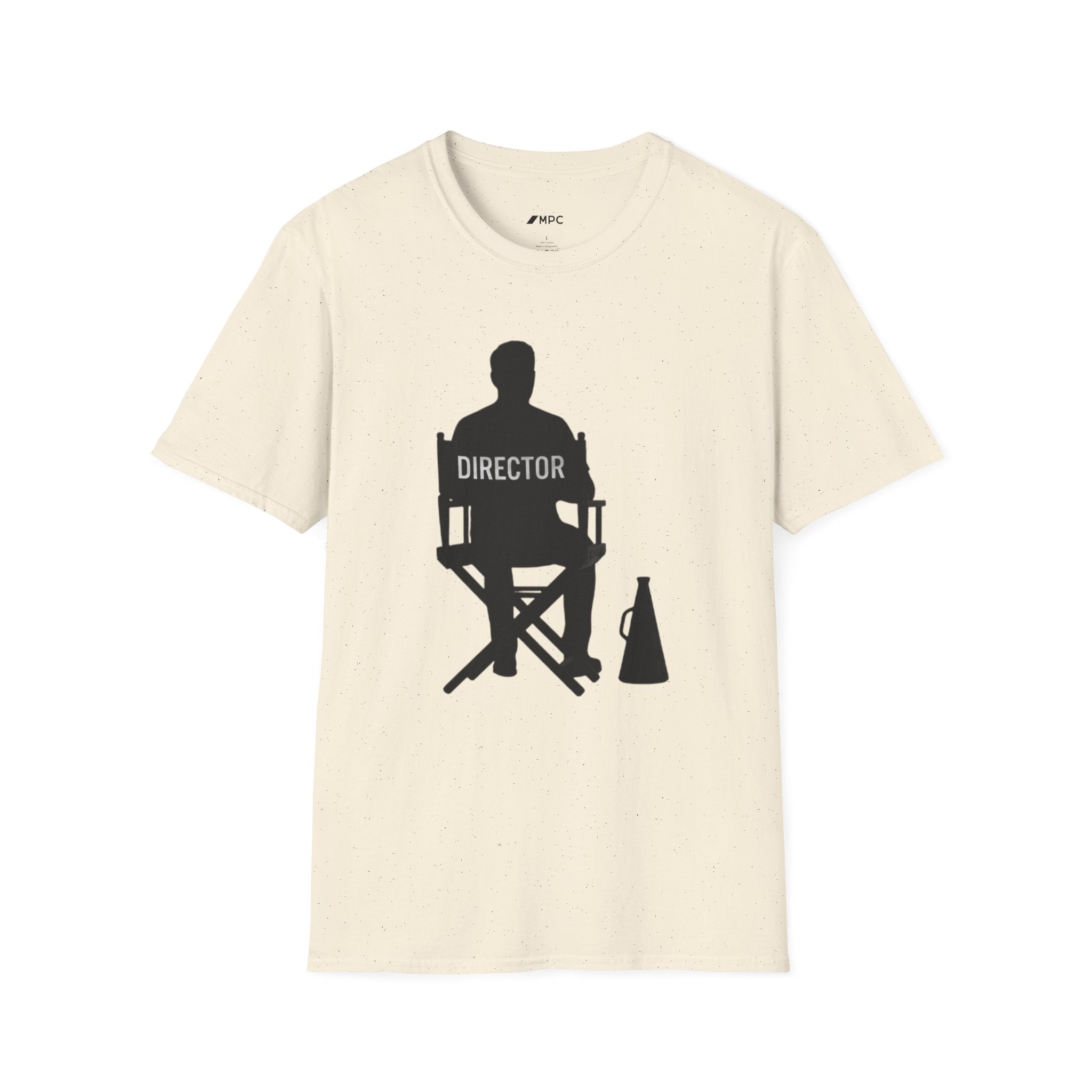 Director Chair T‑Shirt — Filmmaker Silhouette Tee