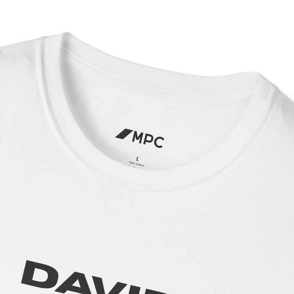 "DAVID LO PAN IS LIKE" Minimal Statement Shirt