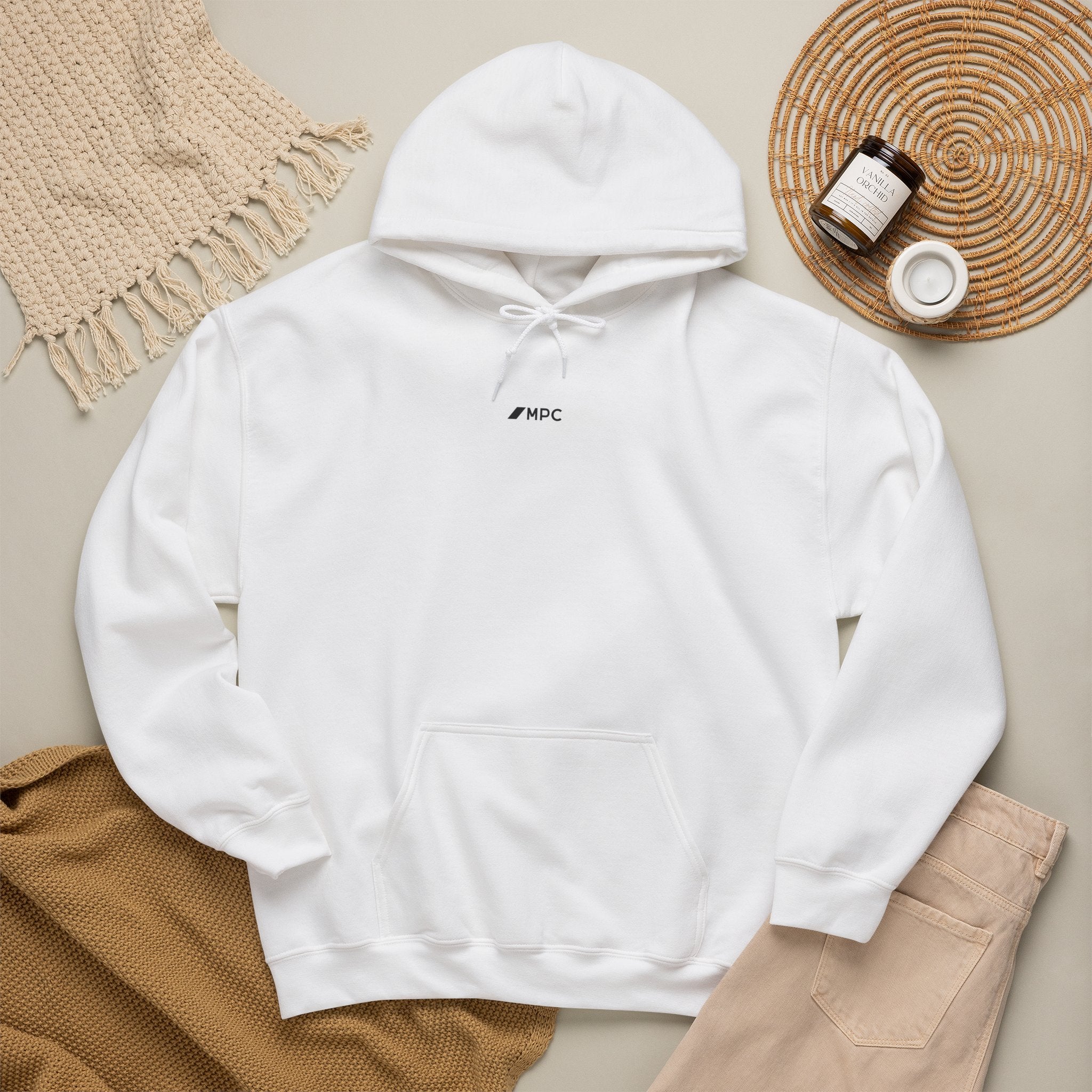 Hoodie — Minimal 'MPC' Logo Pullover