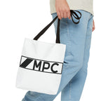 MPC Logo Tote Bag — Minimalist Black & White Music Producer Carryall
