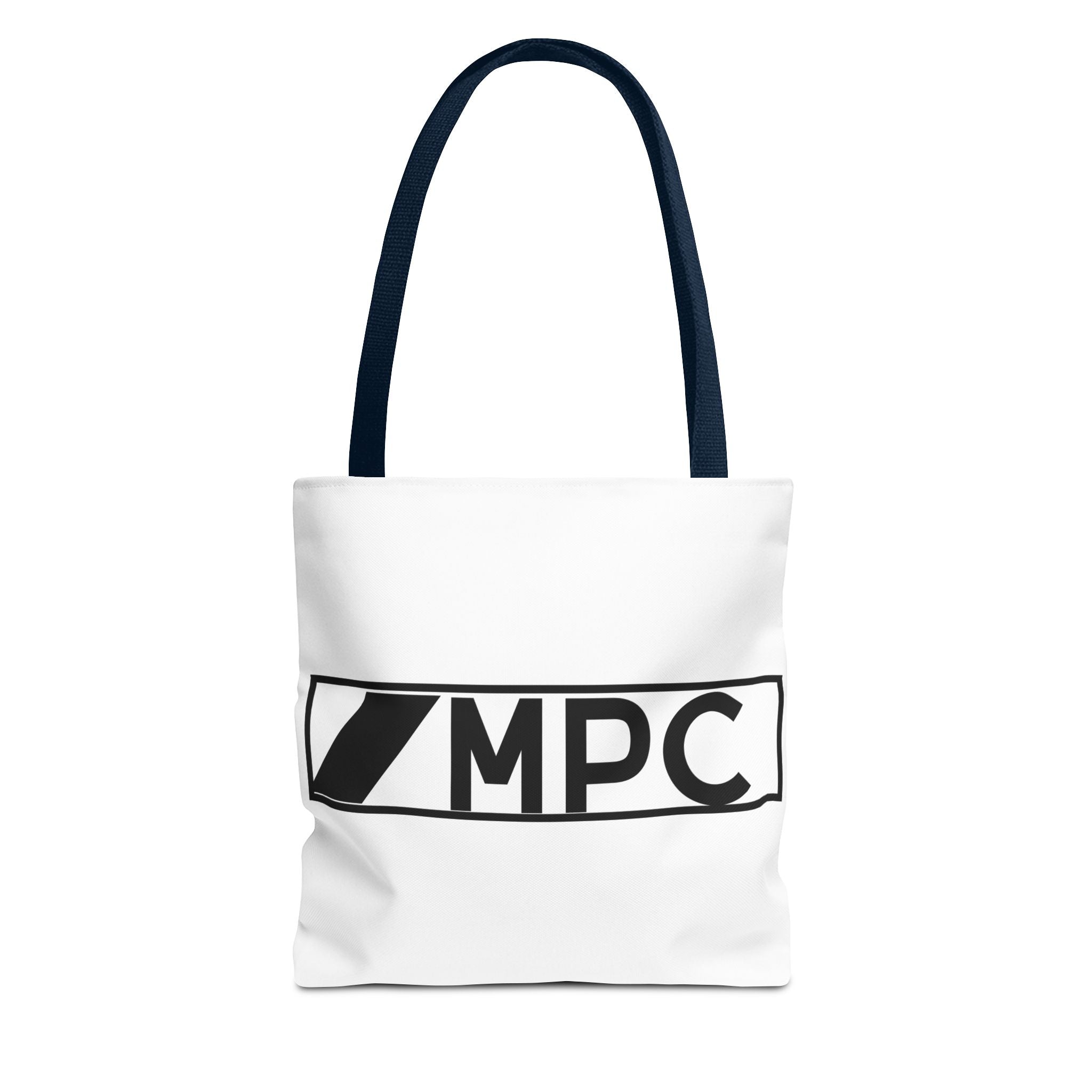 MPC Logo Tote Bag — Minimalist Black & White Music Producer Carryall