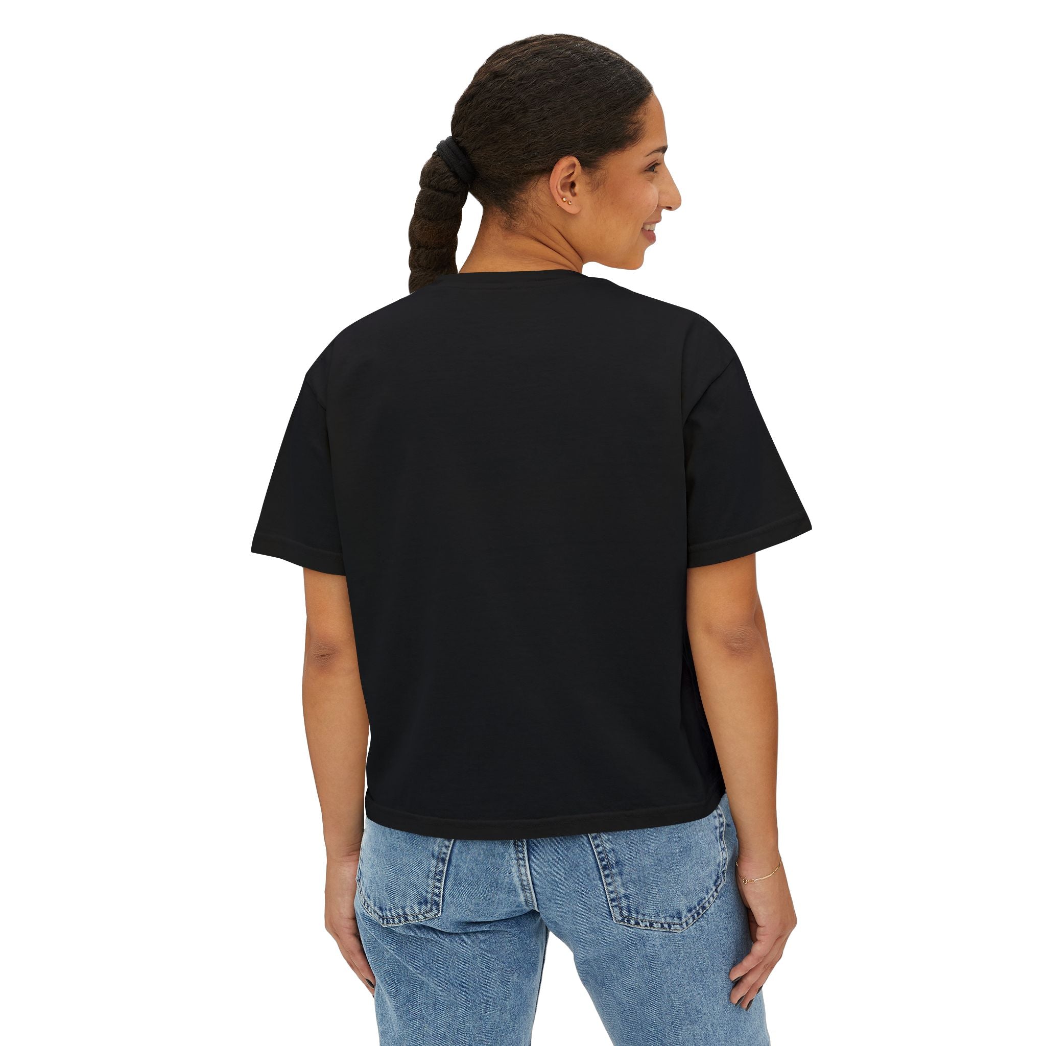 Women's Boxy Tee — "Mary Sue My Ass" Graphic Cropped T‑Shirt