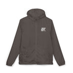 Windbreaker Jacket — White Camo Gothic "MPC" Logo