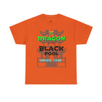 Dragon of the Black Pool Tee — Asian Temple Graphic T-Shirt