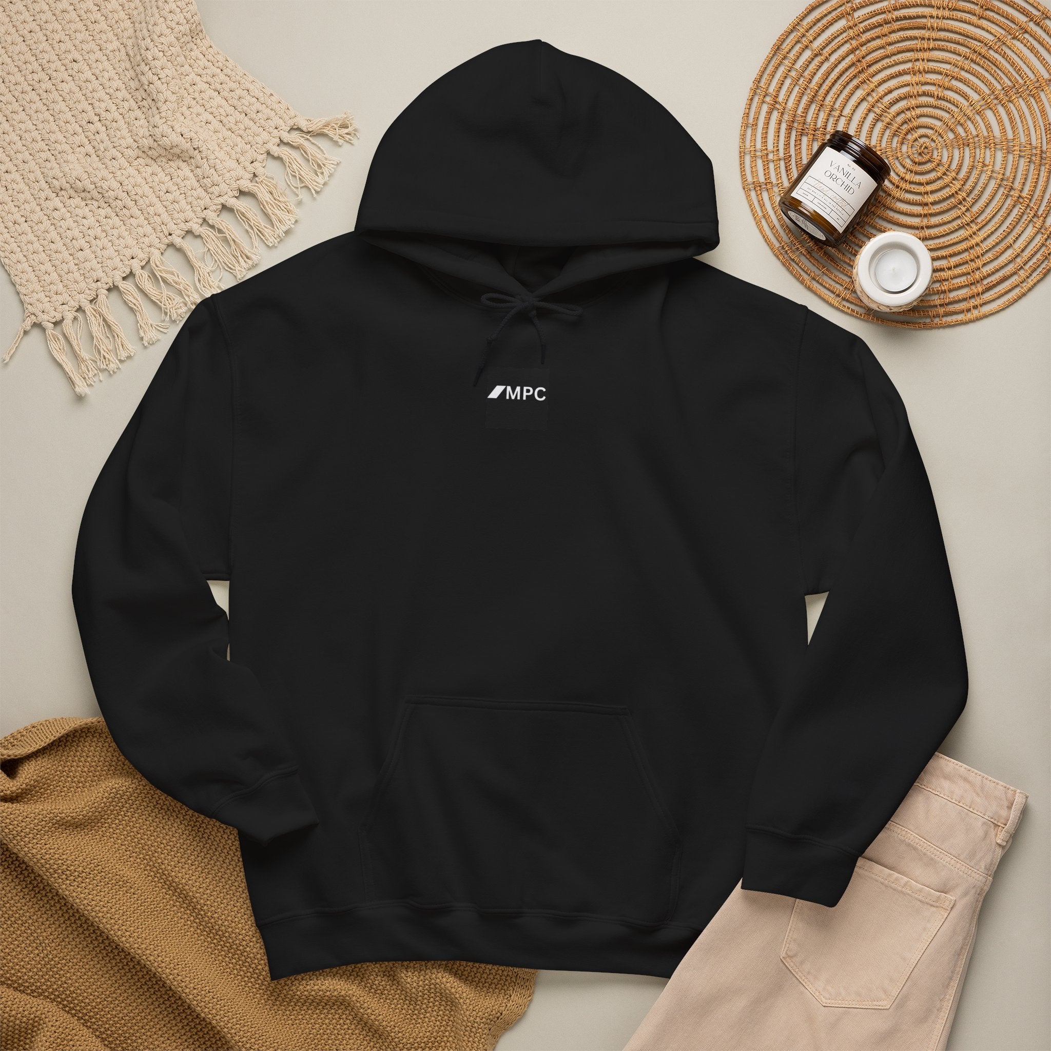 Hoodie — Minimal 'MPC' Logo Pullover