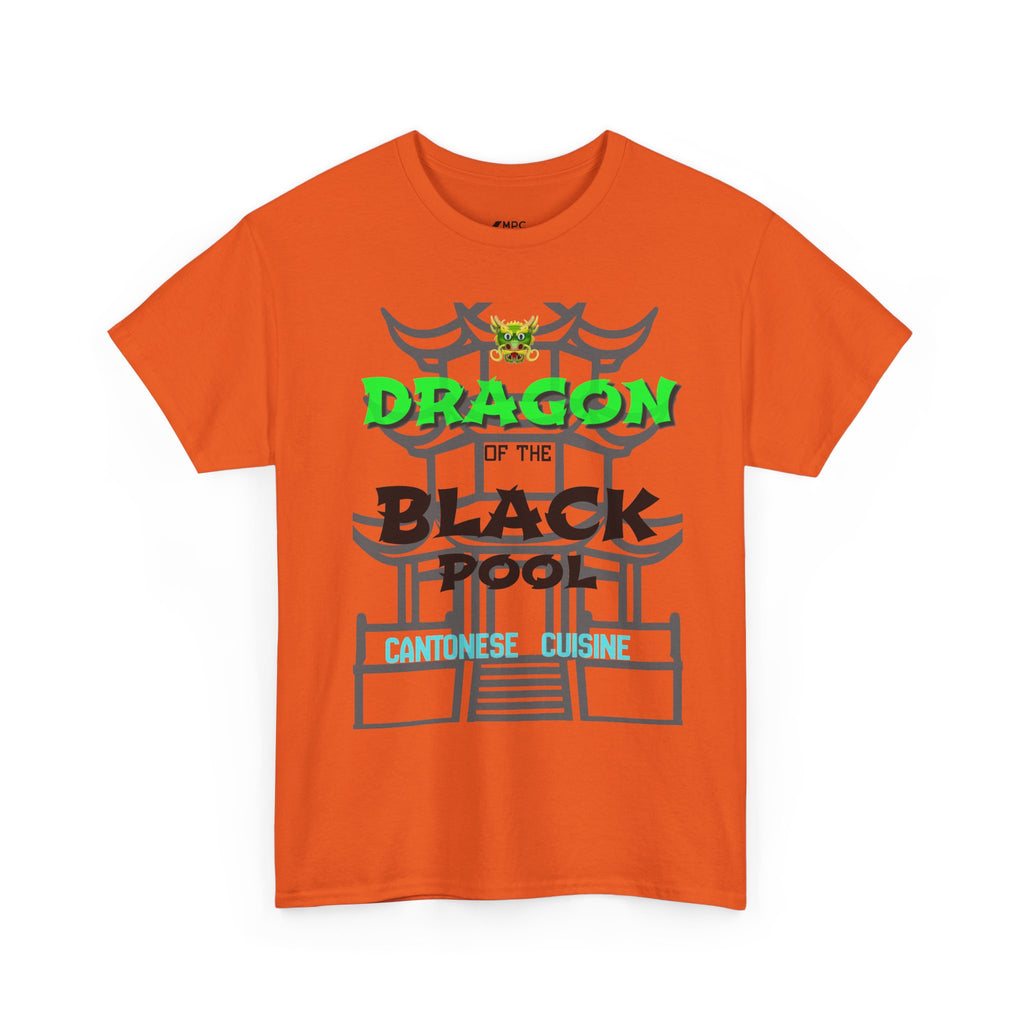 Dragon of the Black Pool Tee — Asian Temple Graphic T-Shirt