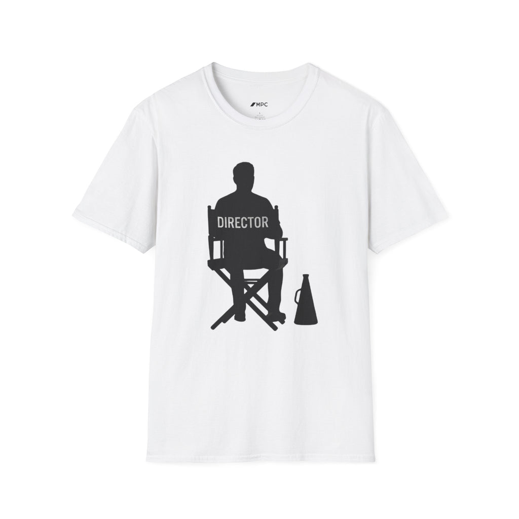 Director Chair T‑Shirt — Filmmaker Silhouette Tee