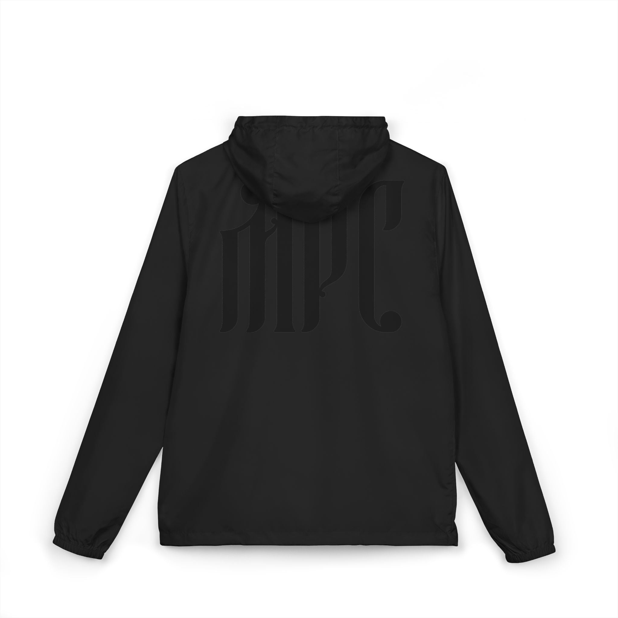Windbreaker Jacket — White Camo Gothic "MPC" Logo