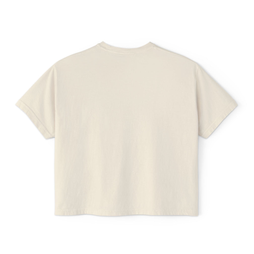 MPC Logo Women's Boxy Tee — Minimalist Graphic Crop T-Shirt