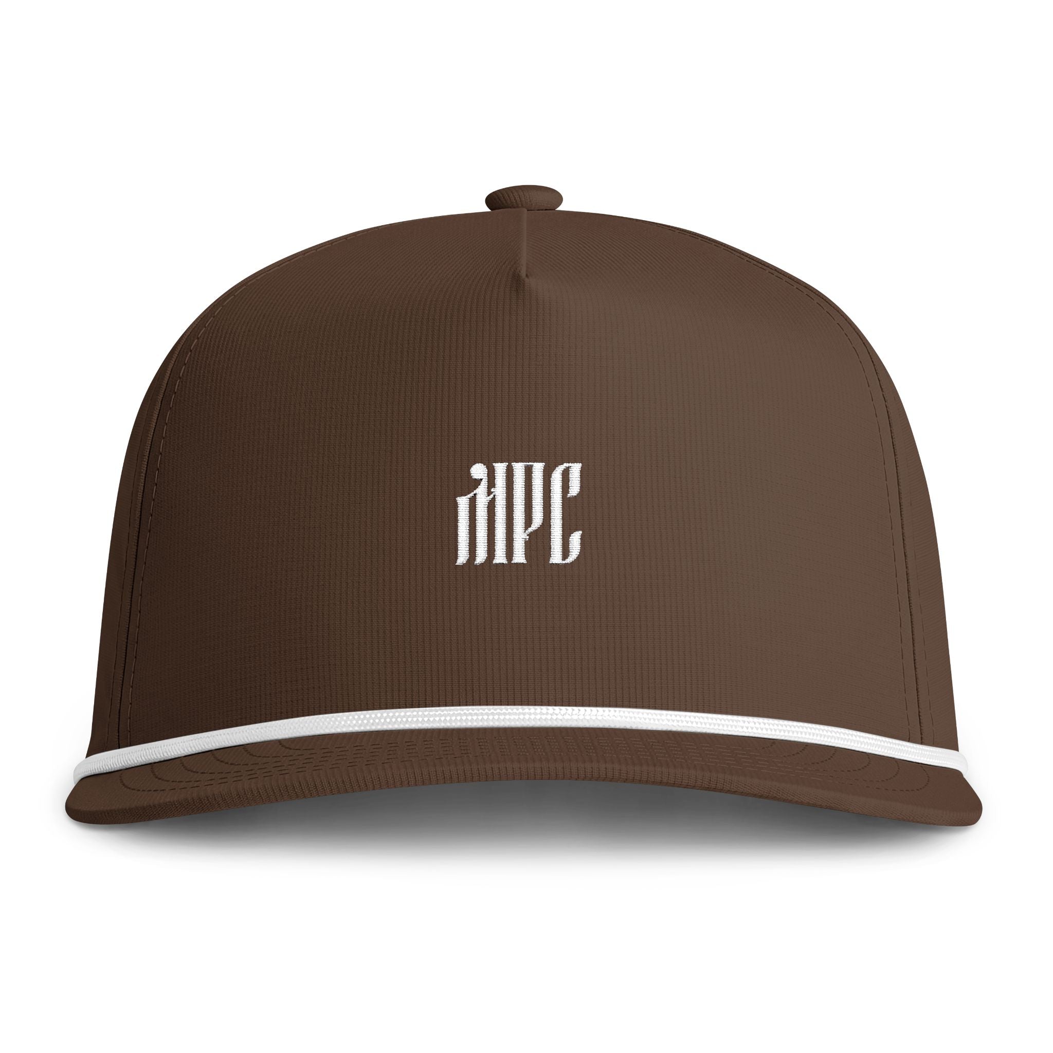 Sunwashed Rope Cap — Vintage Rope-Trim Baseball Hat with Embroidered Monogram