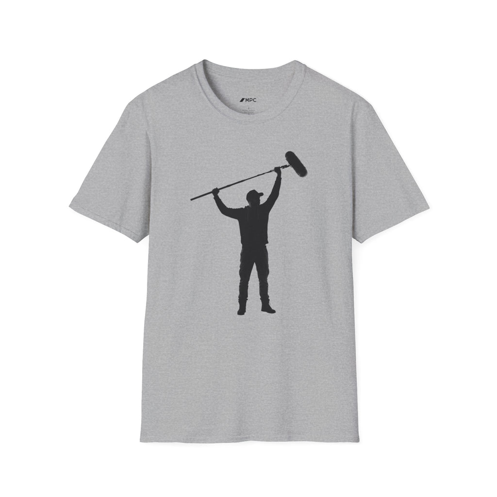 Boom Operator Silhouette T-Shirt — Film Crew Movie Set Tee