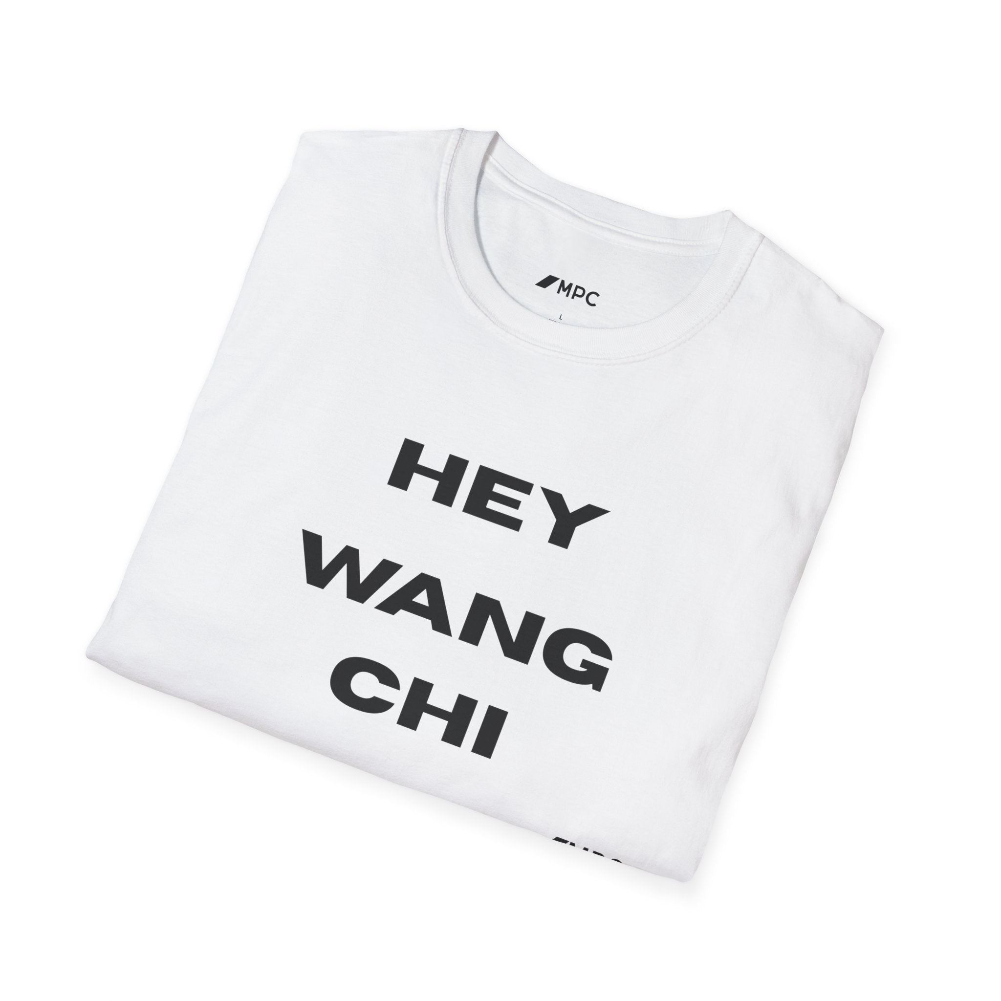 Hey Wang Chi  — Oversized Graphic T‑Shirt