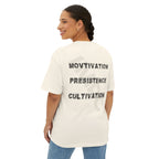 Motivation Persistence Cultivation Tee — Oversized Boxy Inspirational T‑Shirt