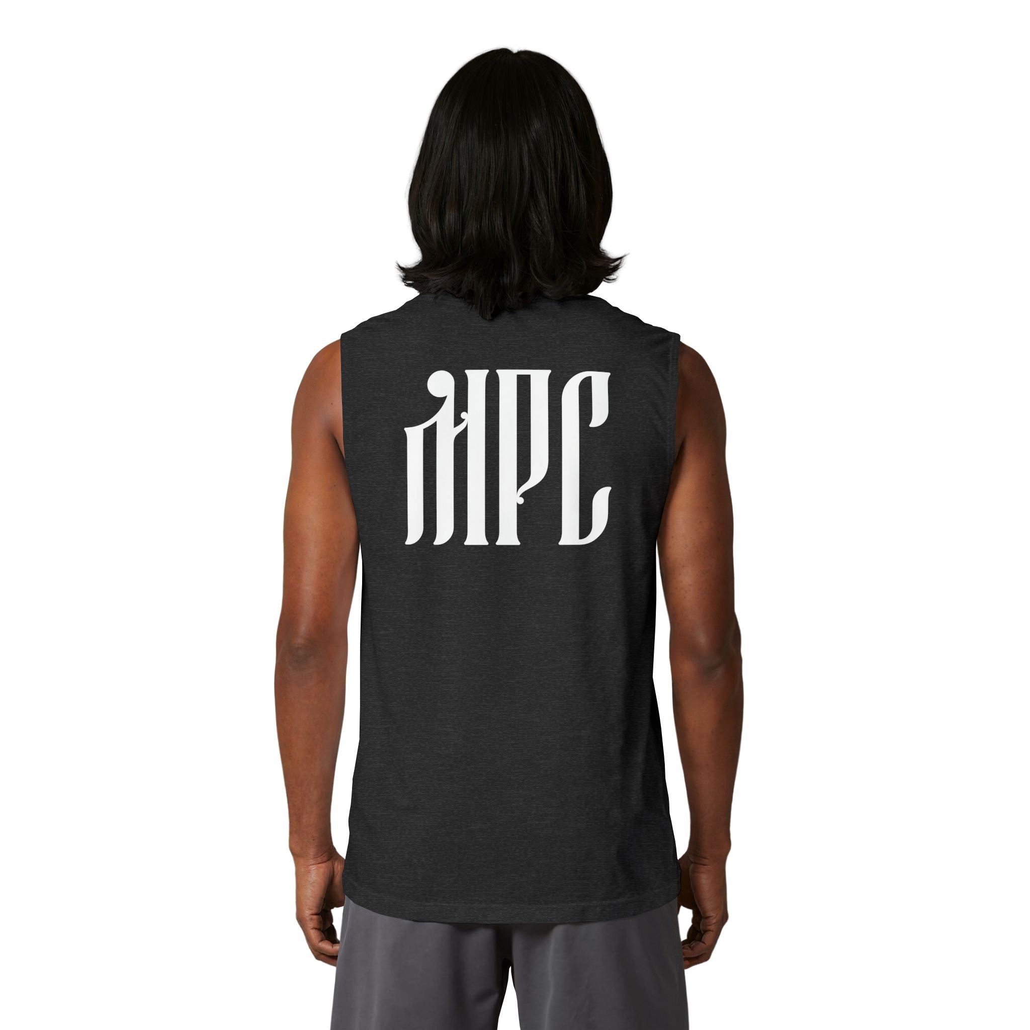 Gothic Monogram Muscle Tank — HPC Logo Sleeveless Shirt