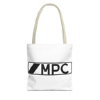 MPC Logo Tote Bag — Minimalist Black & White Music Producer Carryall