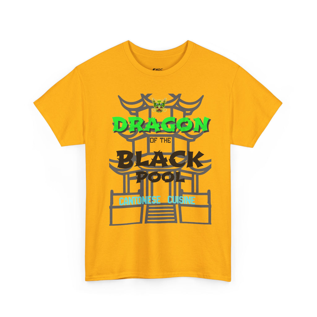 Dragon of the Black Pool Tee — Asian Temple Graphic T-Shirt