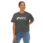 MPC Logo Women's Boxy Tee — Minimalist Graphic Crop T-Shirt