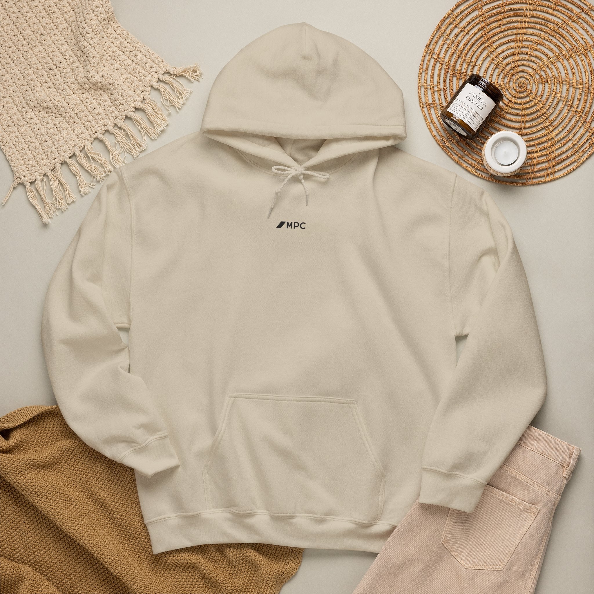 Hoodie — Minimal 'MPC' Logo Pullover