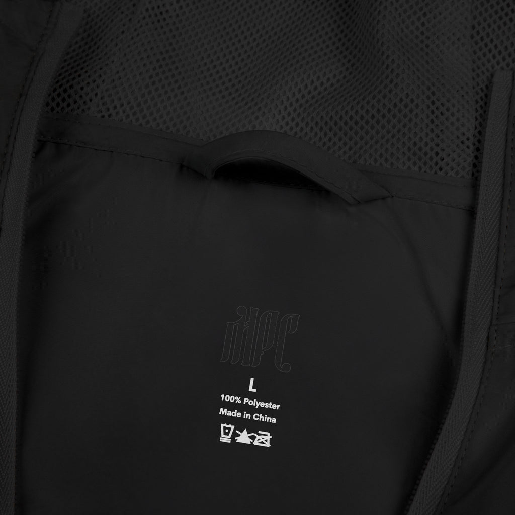 Windbreaker Jacket — White Camo Gothic "MPC" Logo