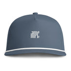 Sunwashed Rope Cap — Vintage Rope-Trim Baseball Hat with Embroidered Monogram
