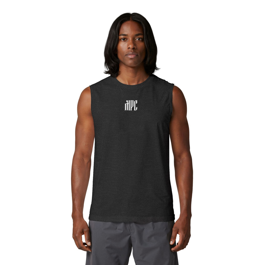 Gothic Monogram Muscle Tank — HPC Logo Sleeveless Shirt