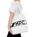 MPC Logo Tote Bag — Minimalist Black & White Music Producer Carryall