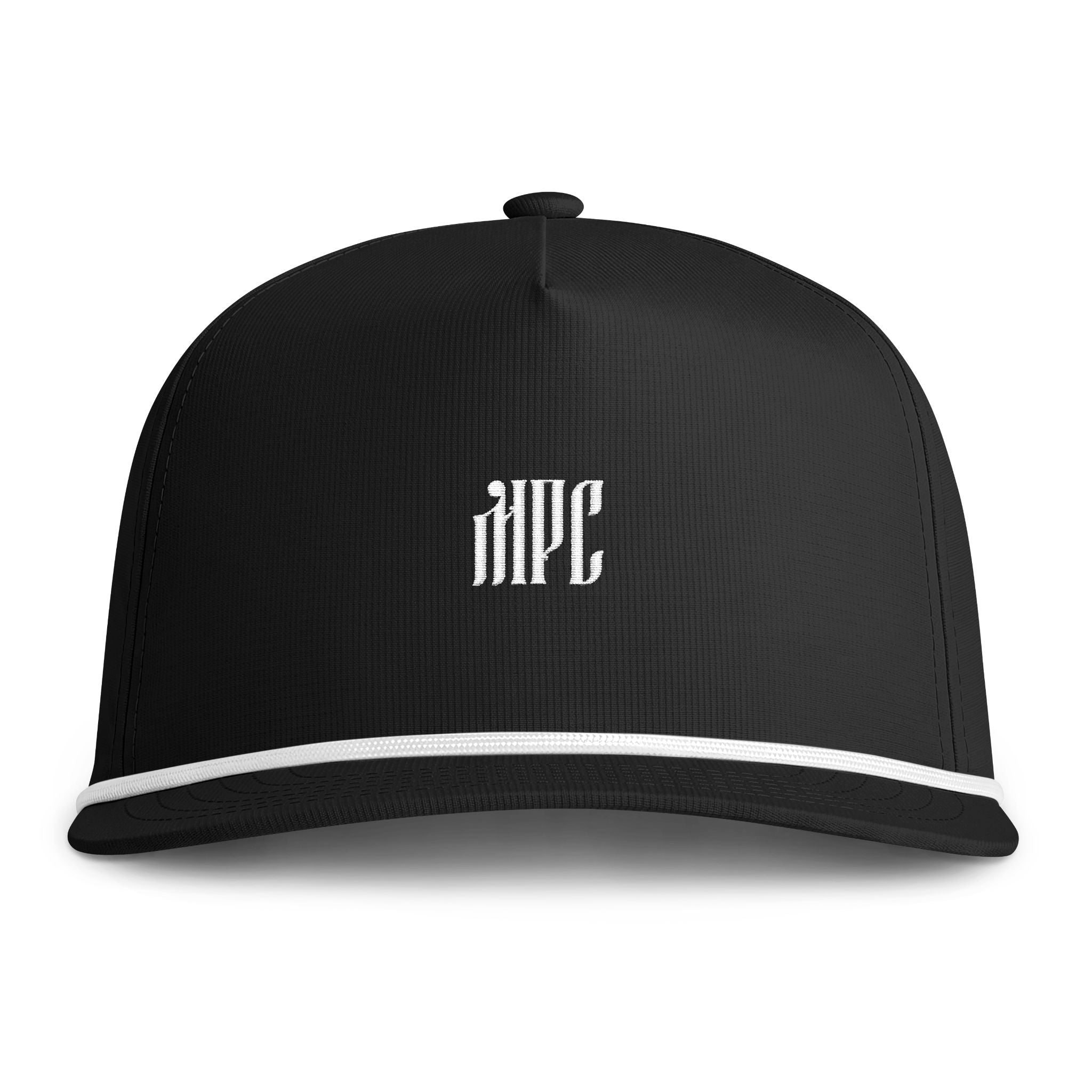 Sunwashed Rope Cap — Vintage Rope-Trim Baseball Hat with Embroidered Monogram