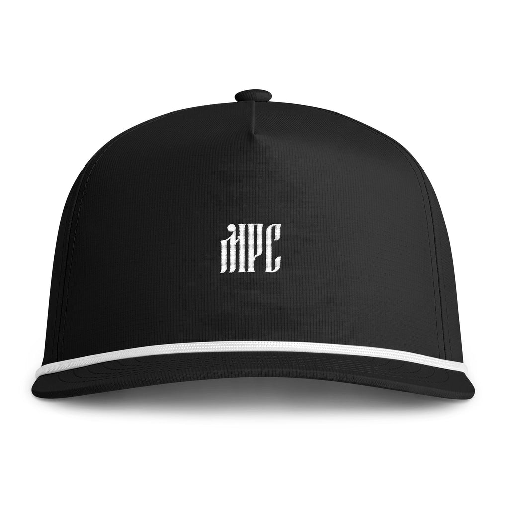 Sunwashed Rope Cap — Vintage Rope-Trim Baseball Hat with Embroidered Monogram