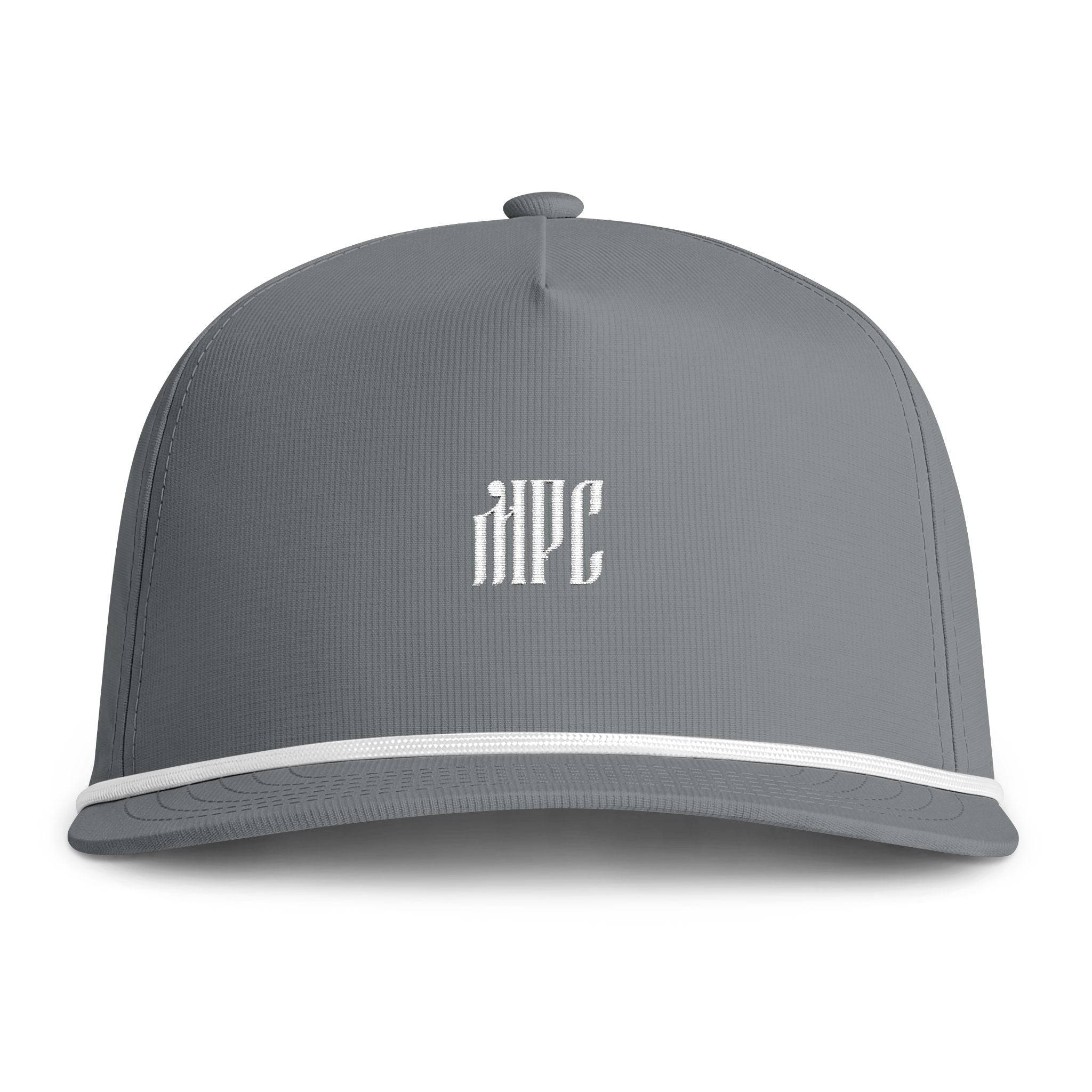 Sunwashed Rope Cap — Vintage Rope-Trim Baseball Hat with Embroidered Monogram