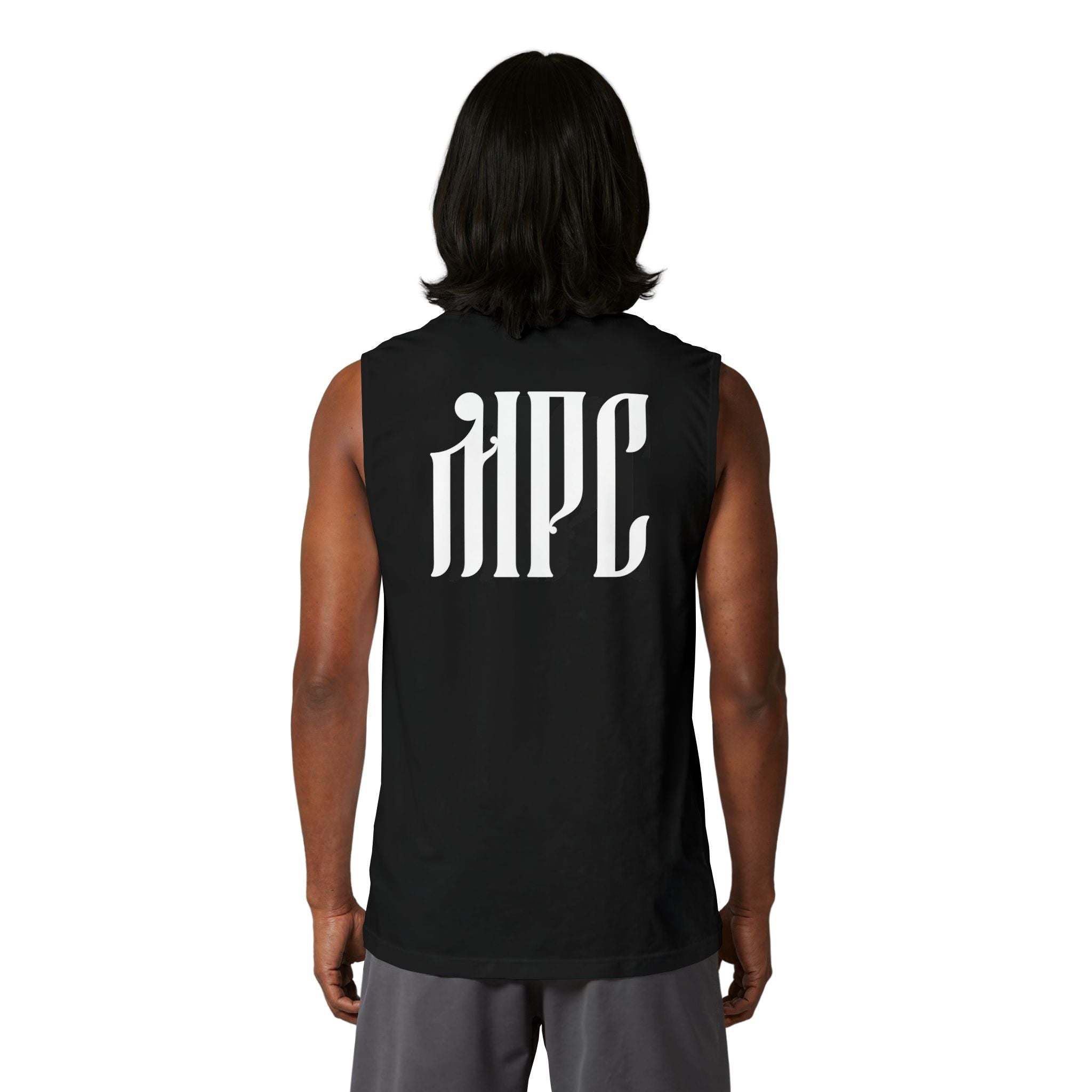 Gothic Monogram Muscle Tank — HPC Logo Sleeveless Shirt