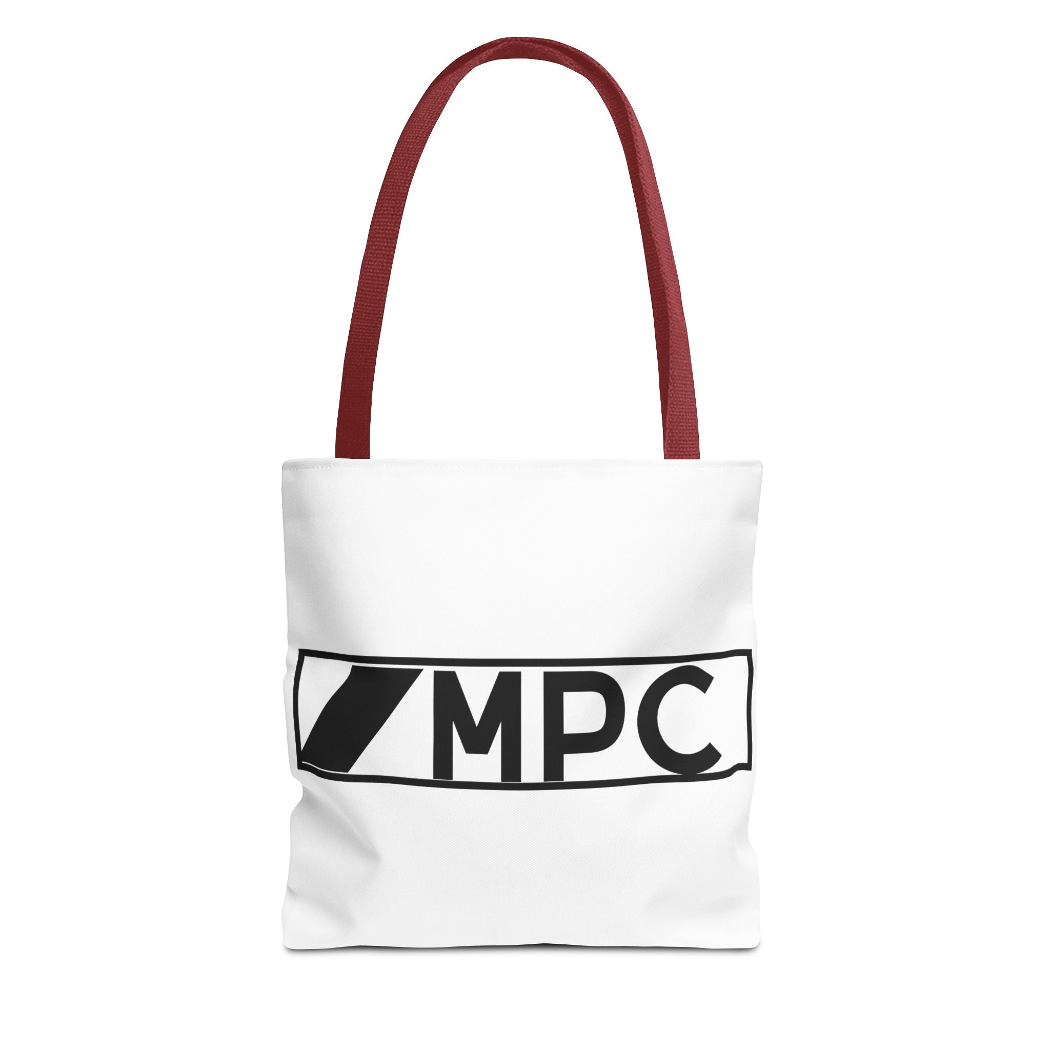 MPC Logo Tote Bag — Minimalist Black & White Music Producer Carryall