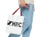 MPC Logo Tote Bag — Minimalist Black & White Music Producer Carryall