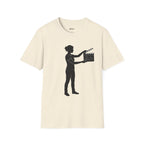 Filmmaker Silhouette T-Shirt — Movie Clapperboard Crew Tee