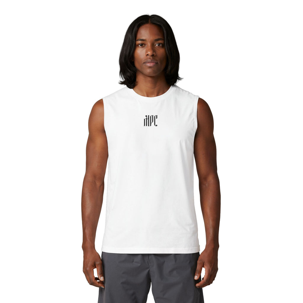 Gothic Monogram Muscle Tank — HPC Logo Sleeveless Shirt