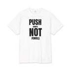 Push Scripts Not Pencils T-Shirt — Programmer Coding Dev Humor Tee