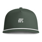 Sunwashed Rope Cap — Vintage Rope-Trim Baseball Hat with Embroidered Monogram