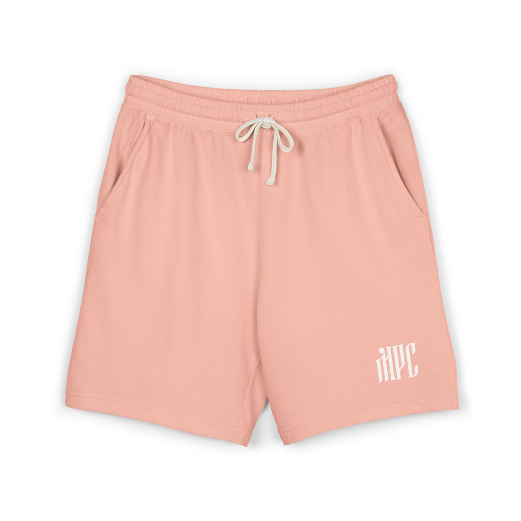 Lightweight Fleece Sweat Shorts — Minimal 'HPC' Logo Casual Lounge Shorts