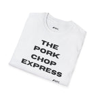 T-Shirt — "The Pork Chop Express" Minimal Text Tee