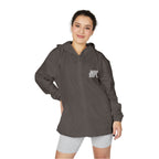Windbreaker Jacket — White Camo Gothic "MPC" Logo