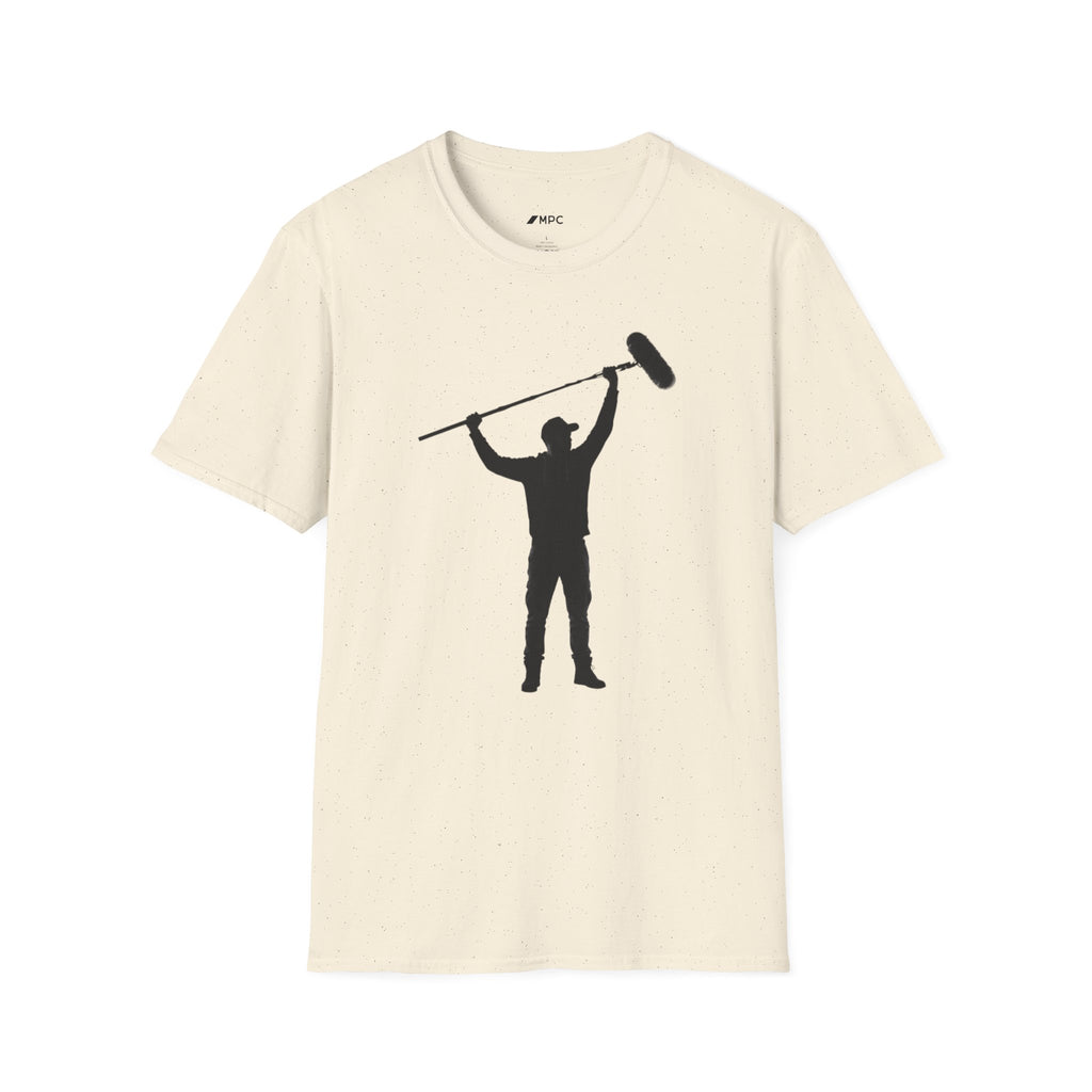 Boom Operator Silhouette T-Shirt — Film Crew Movie Set Tee
