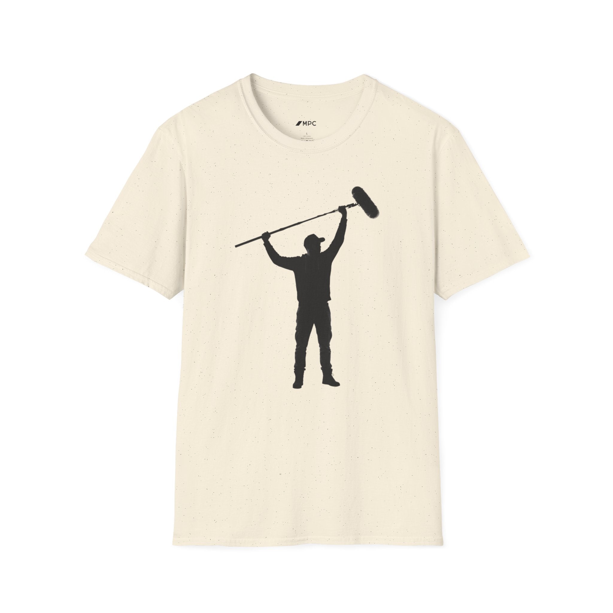 Boom Operator Silhouette T-Shirt — Film Crew Movie Set Tee