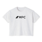 MPC Logo Women's Boxy Tee — Minimalist Graphic Crop T-Shirt