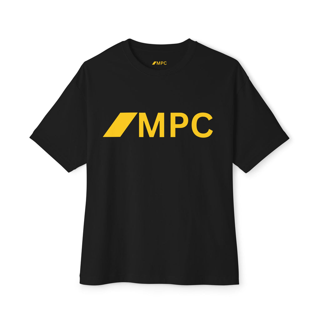 MPC Logo Boxy Tee — Minimalist White Graphic T-Shirt