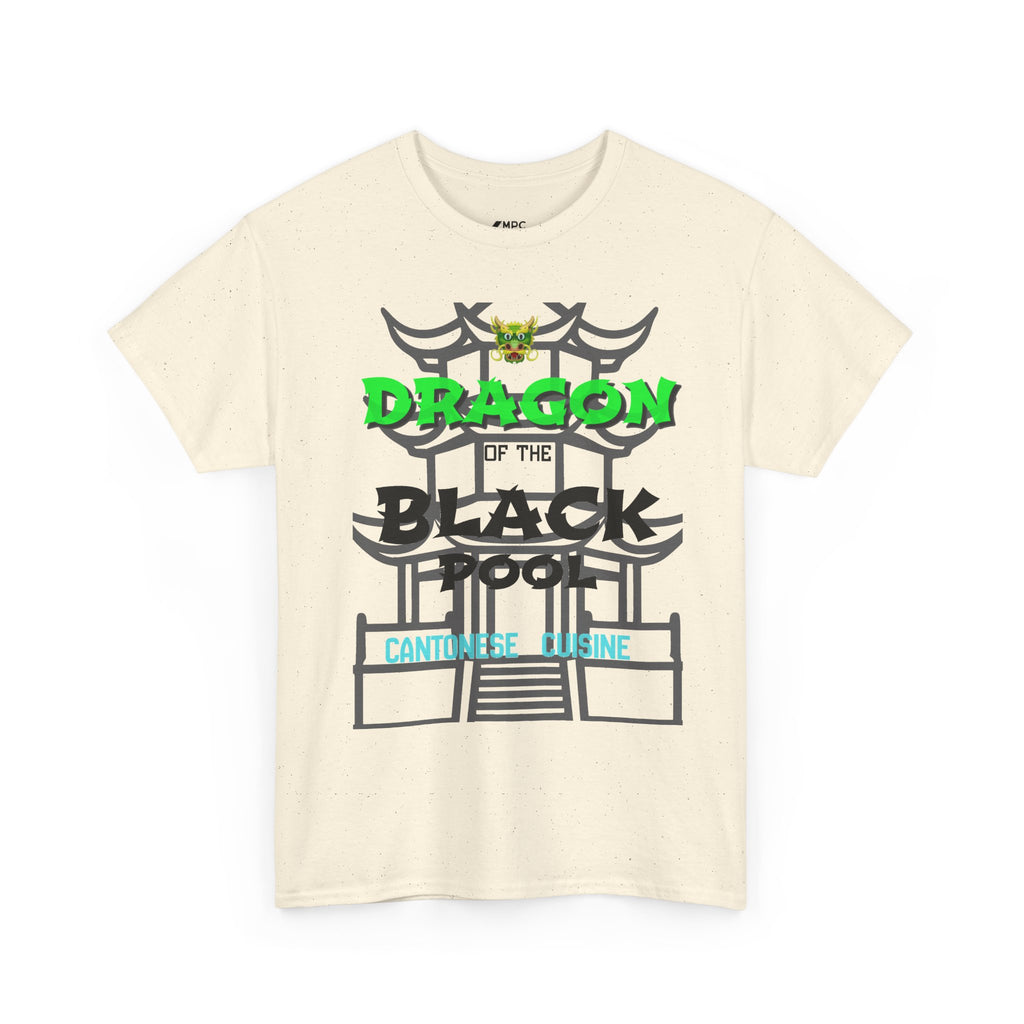 Dragon of the Black Pool Tee — Asian Temple Graphic T-Shirt