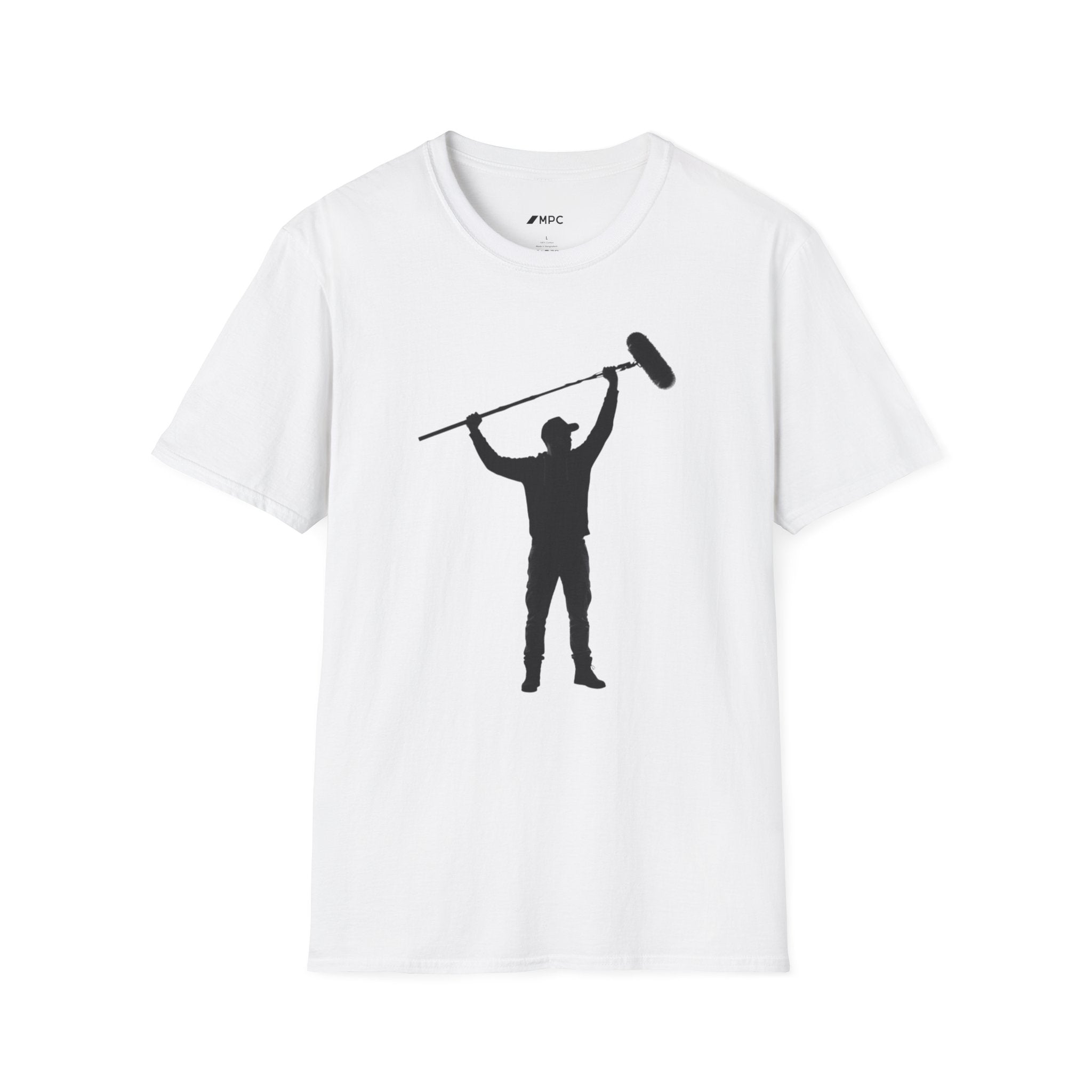 Boom Operator Silhouette T-Shirt — Film Crew Movie Set Tee