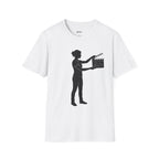 Filmmaker Silhouette T-Shirt — Movie Clapperboard Crew Tee