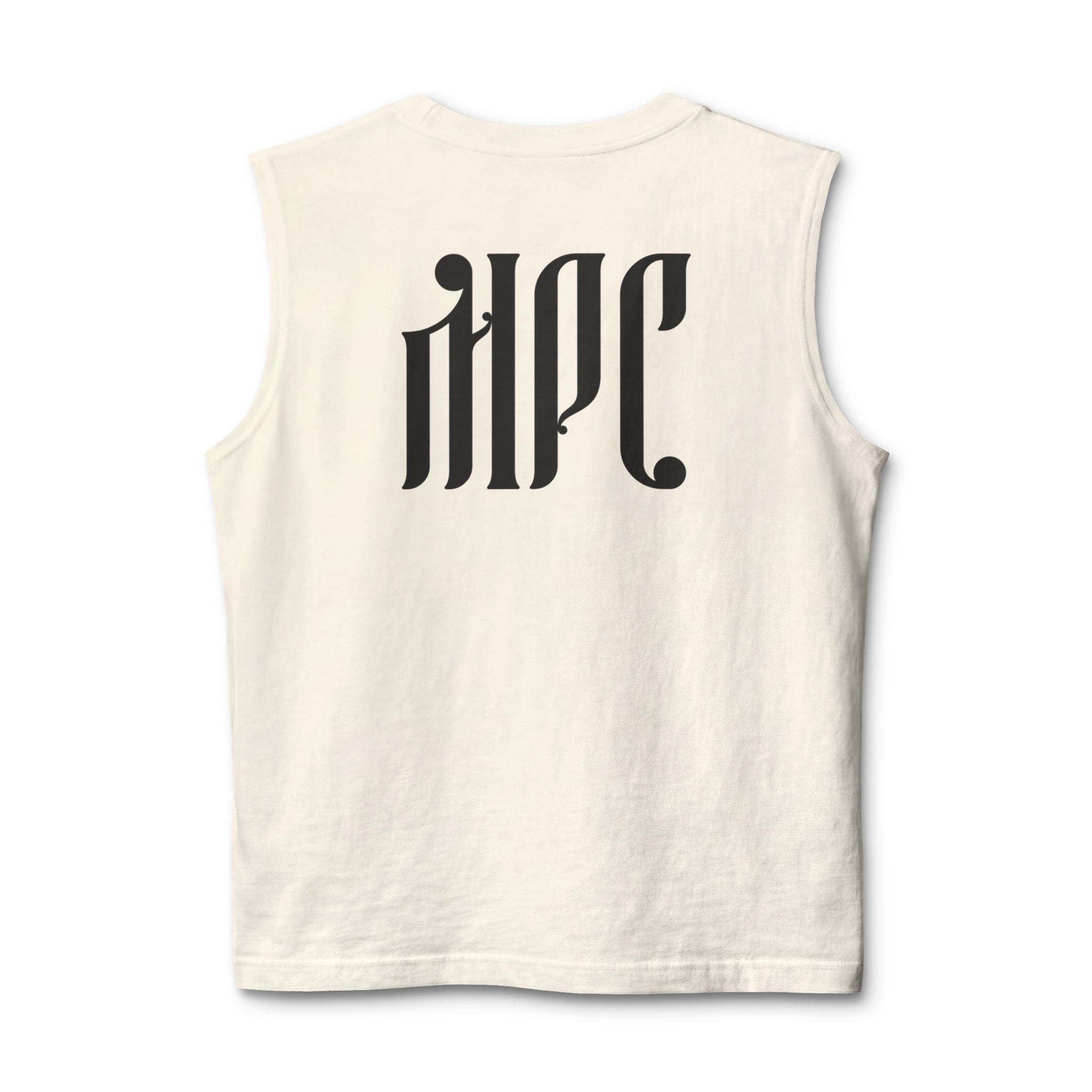 Gothic Monogram Muscle Tank — HPC Logo Sleeveless Shirt