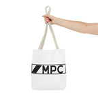 MPC Logo Tote Bag — Minimalist Black & White Music Producer Carryall