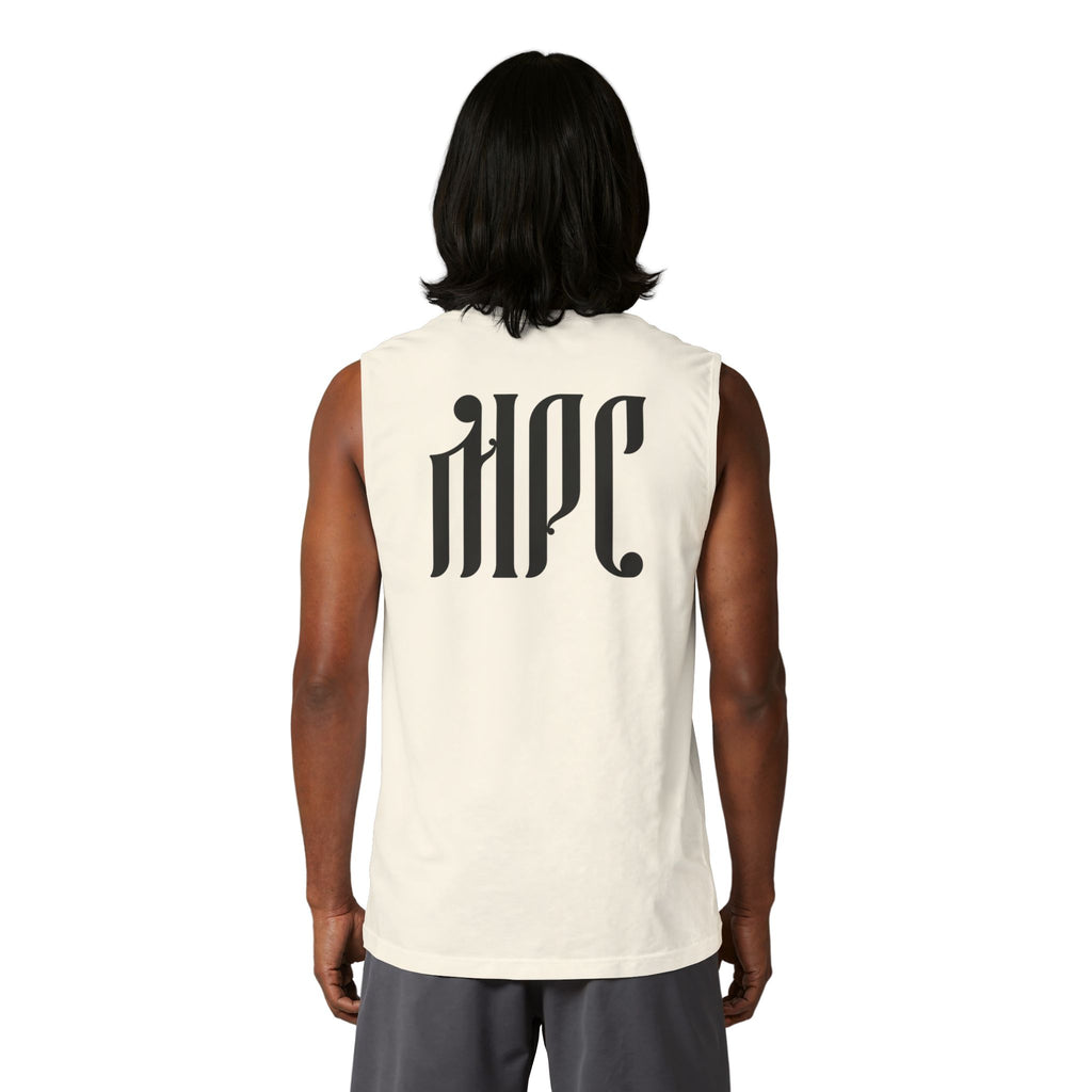 Gothic Monogram Muscle Tank — HPC Logo Sleeveless Shirt
